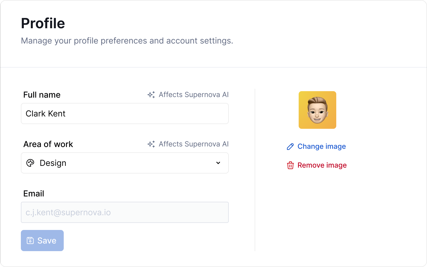 Select an area of work to receive personalized responses.