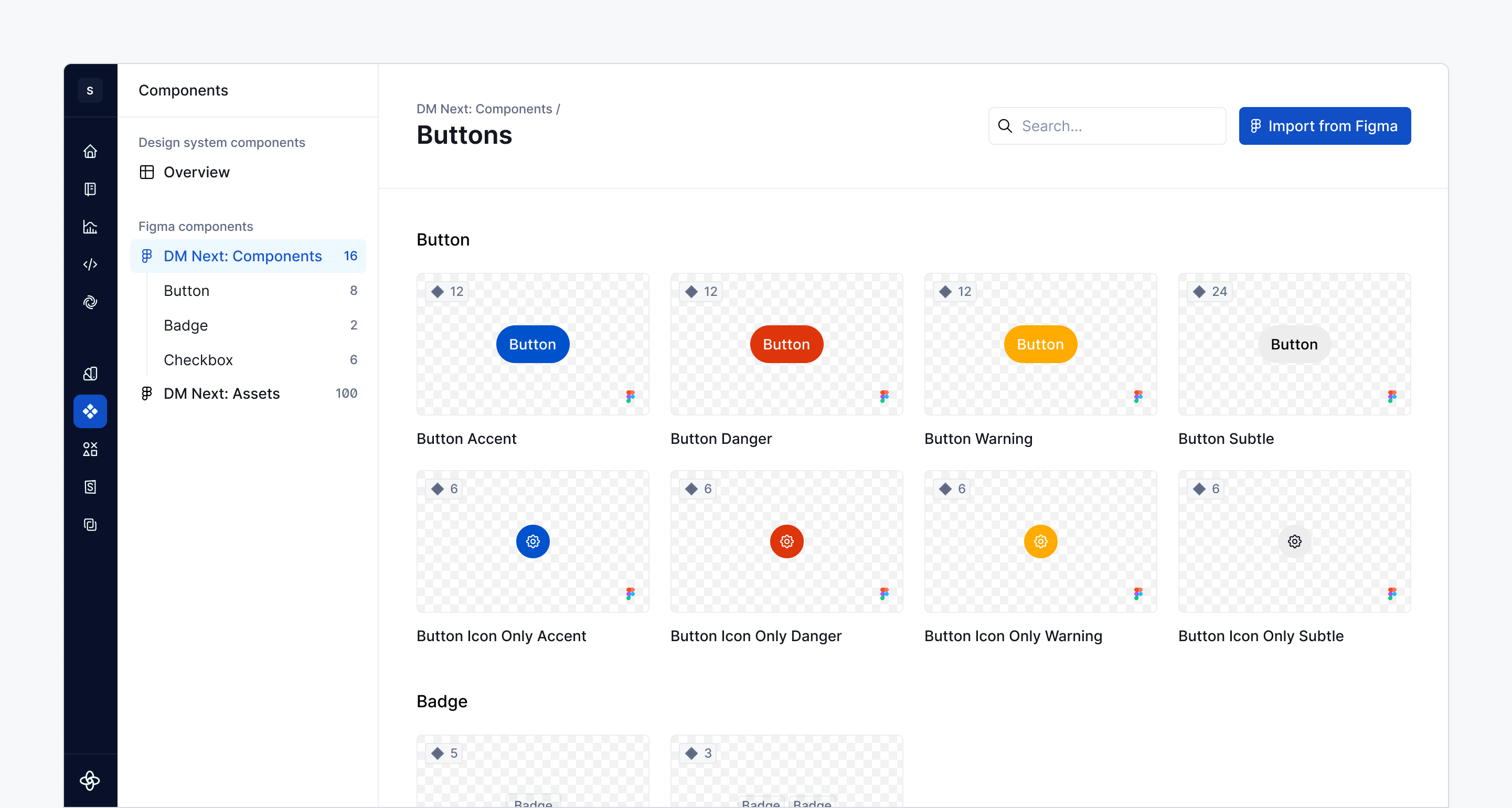 Figma components overview
