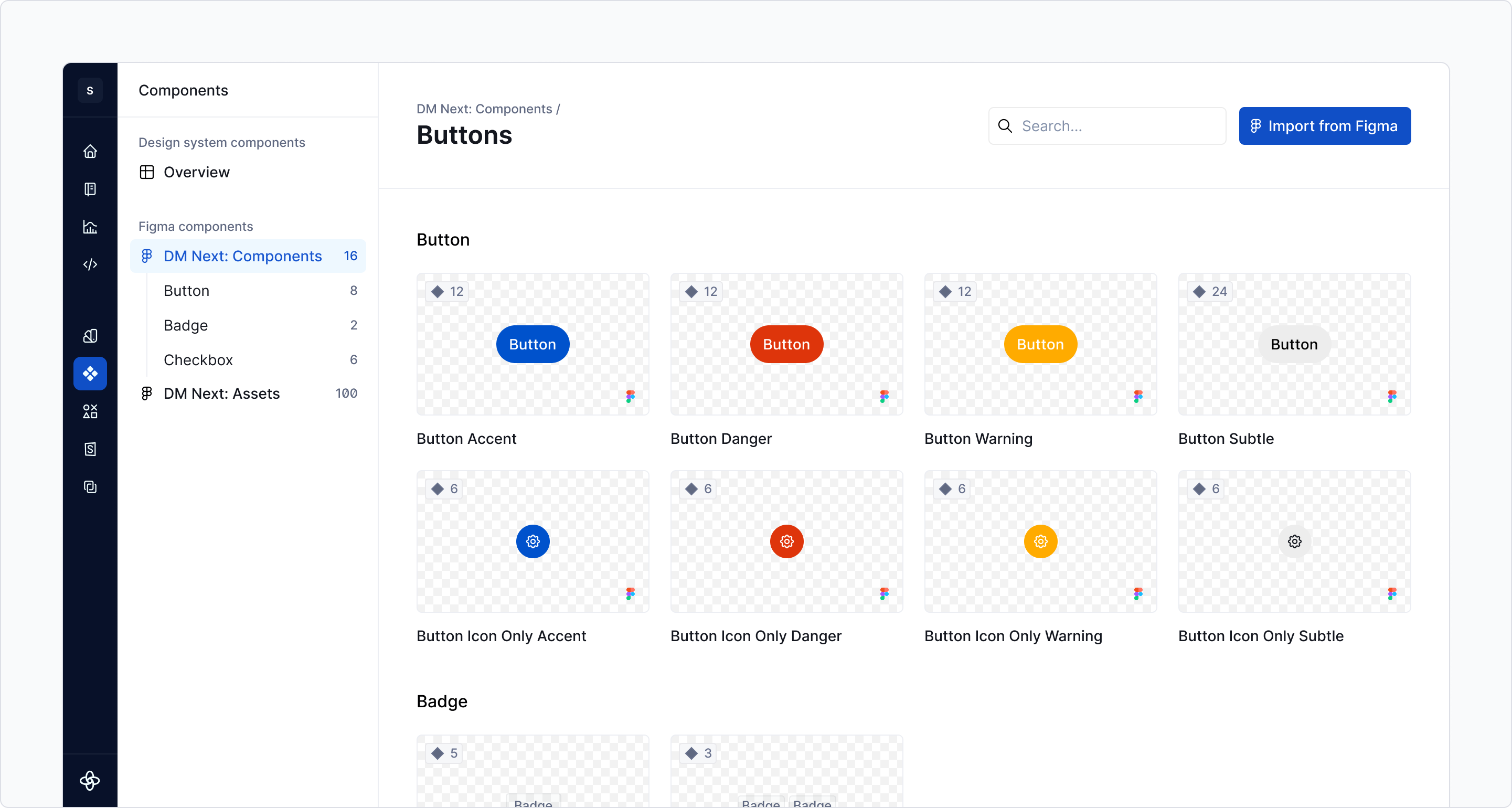 Figma components overview