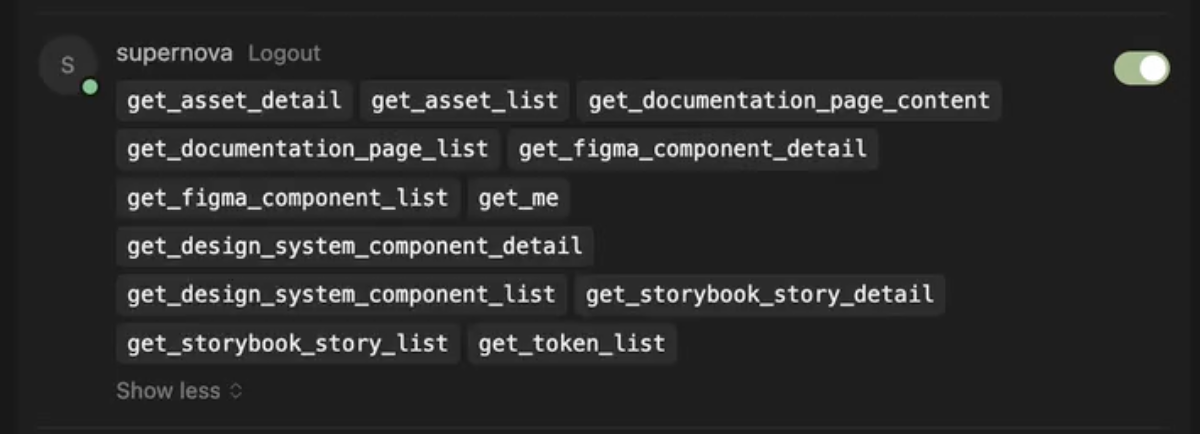 Cursor now knows all about what you do in Supernova. Neat!