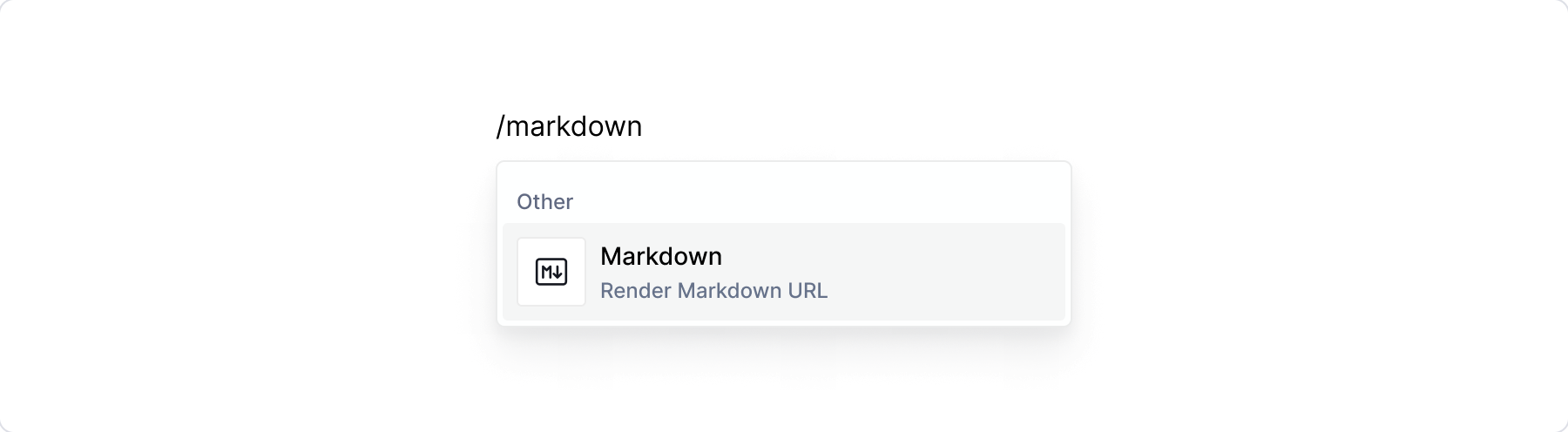 Markdown block: Menu