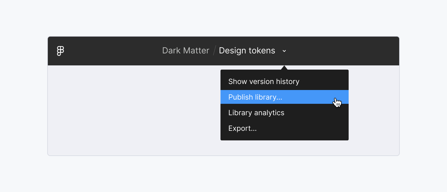 Figma menu bar