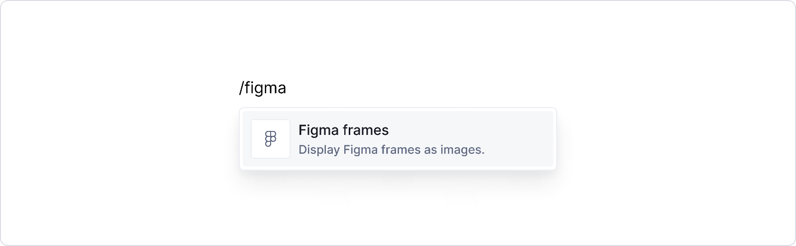 Frames - menu