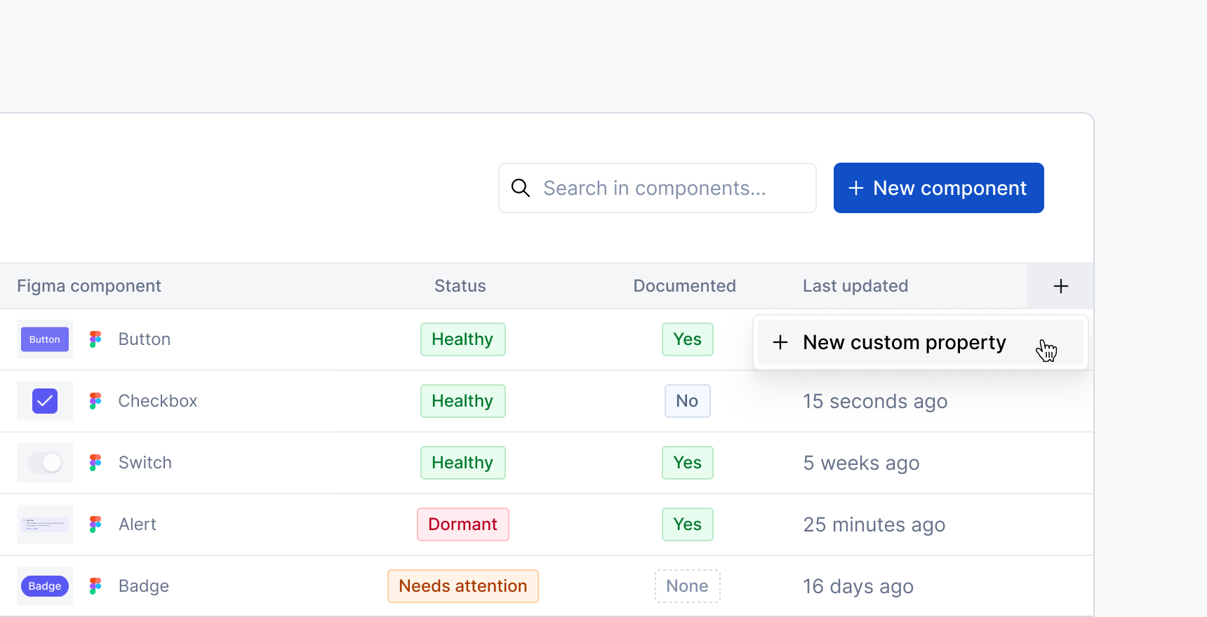 Components: Context menu