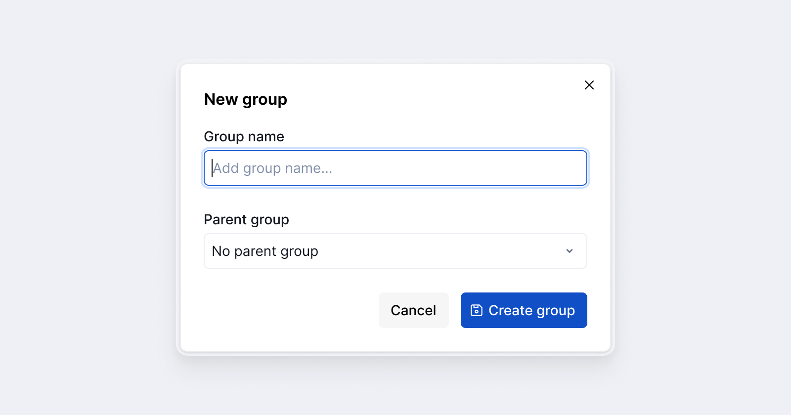 Token groups: New token group