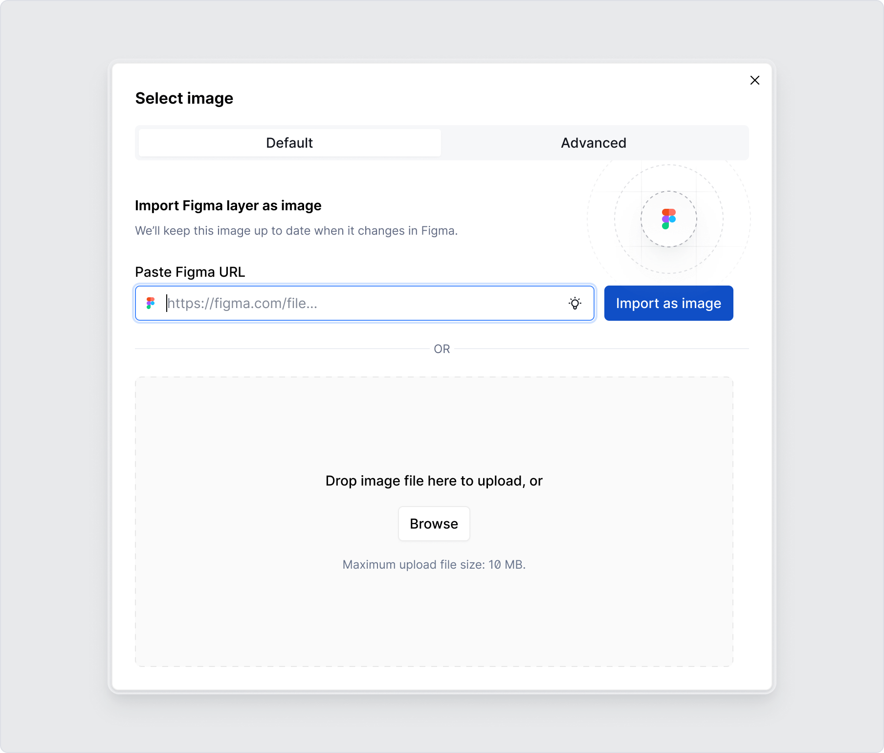 Select image dialog