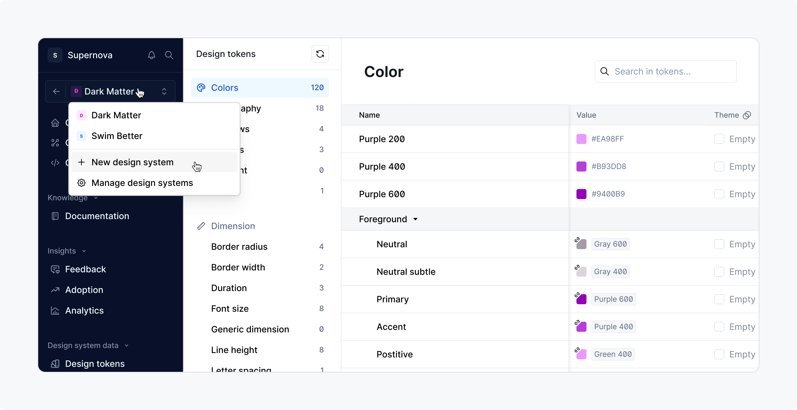 New design system