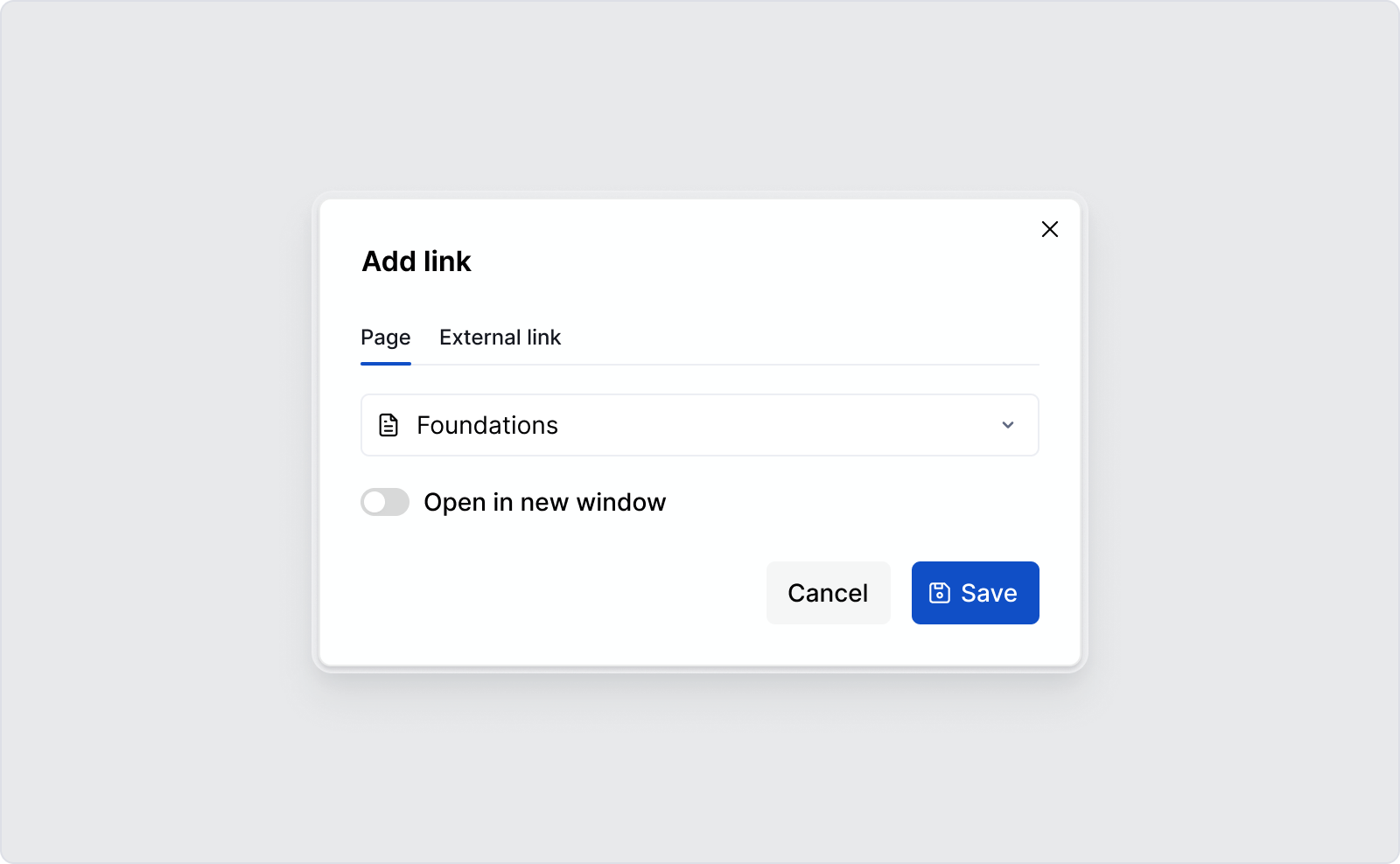 Inline link - page