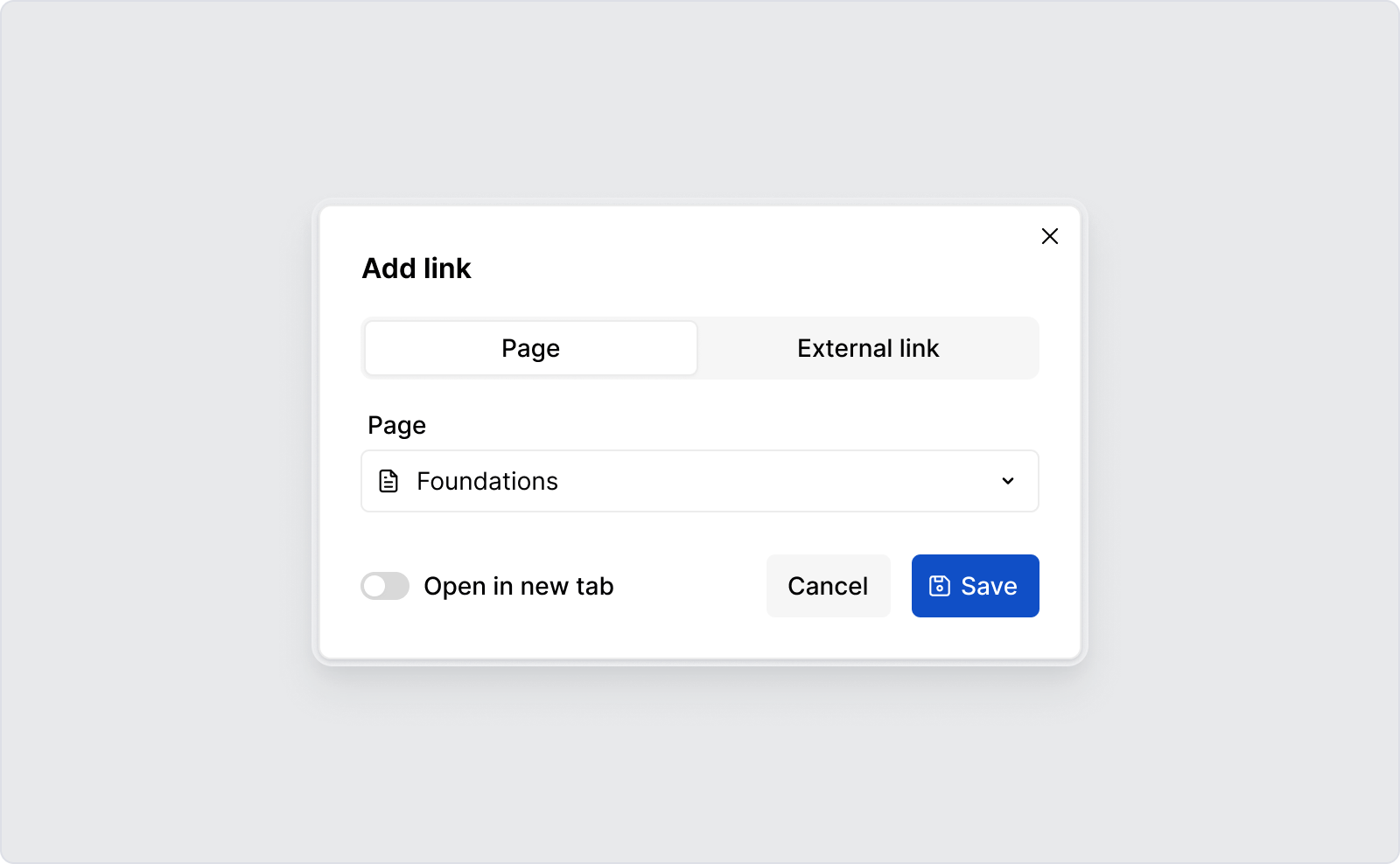 Inline link - page