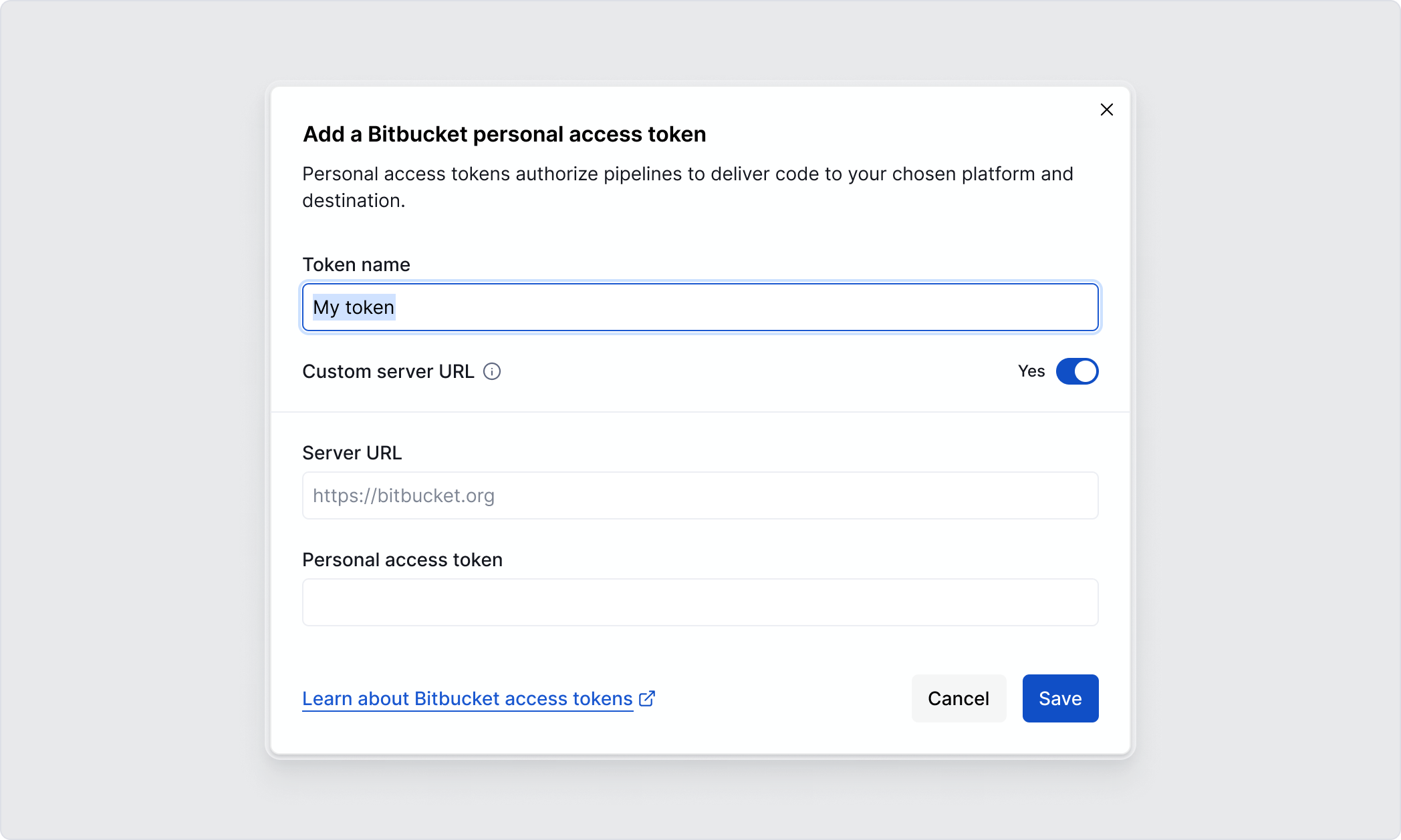 PAT - Bitbucket (Custom)
