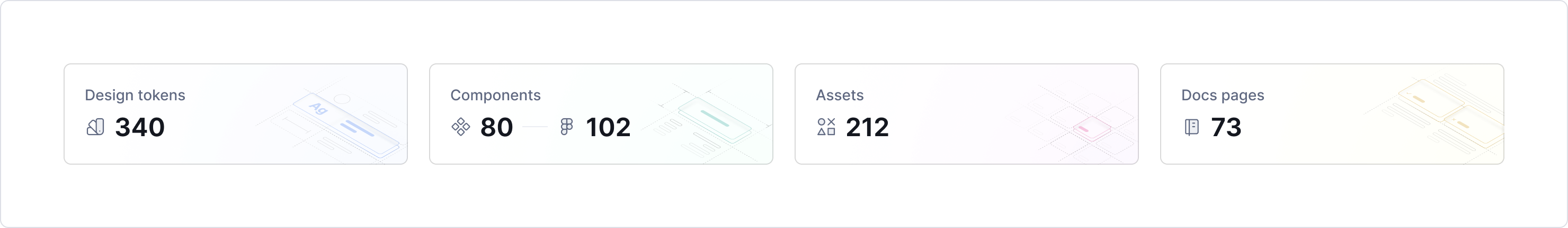 Design system overview - design data
