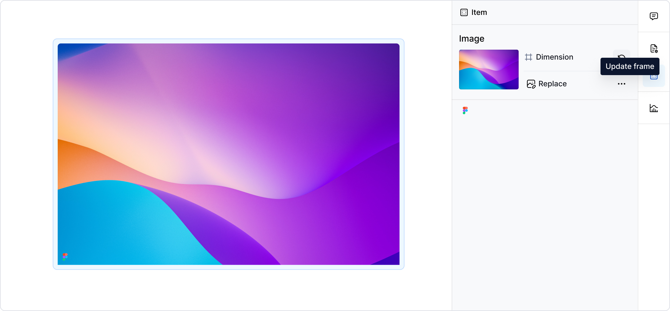 Update frame