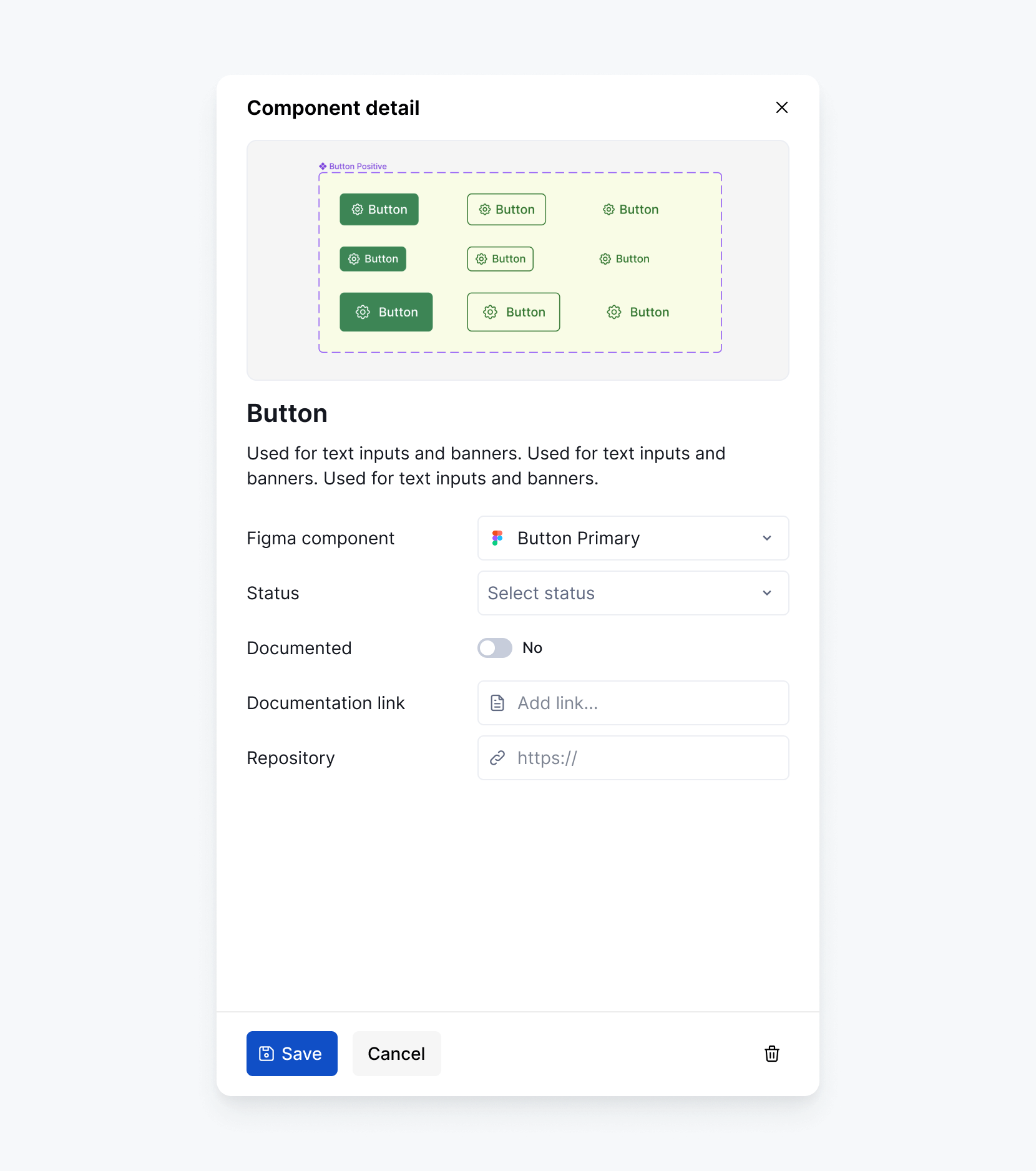 Components: Edit component