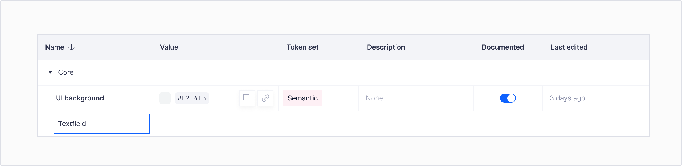 Creating a new token group