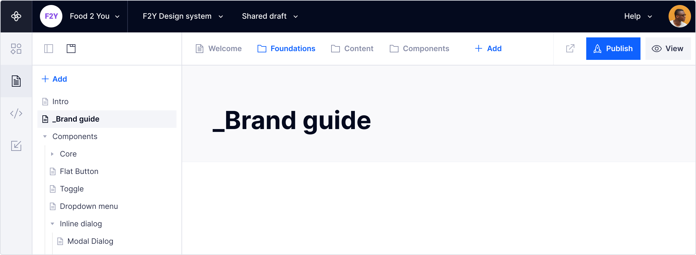 Pages and groups Site structure Made with Supernova