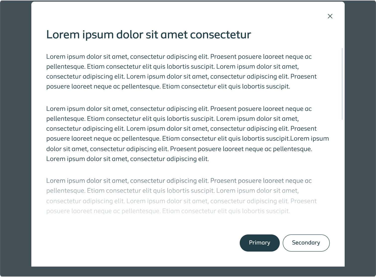 Example of a container overflow