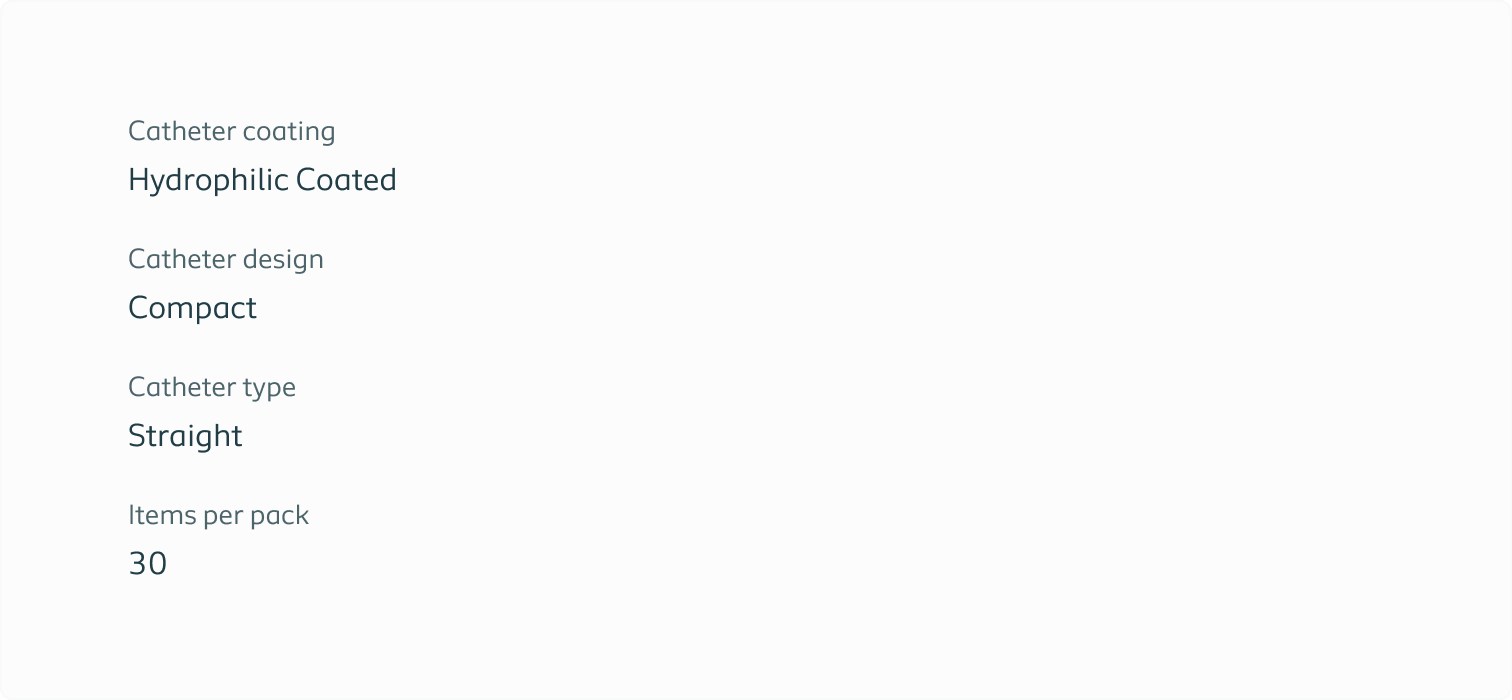 Example of a stacked data list variant