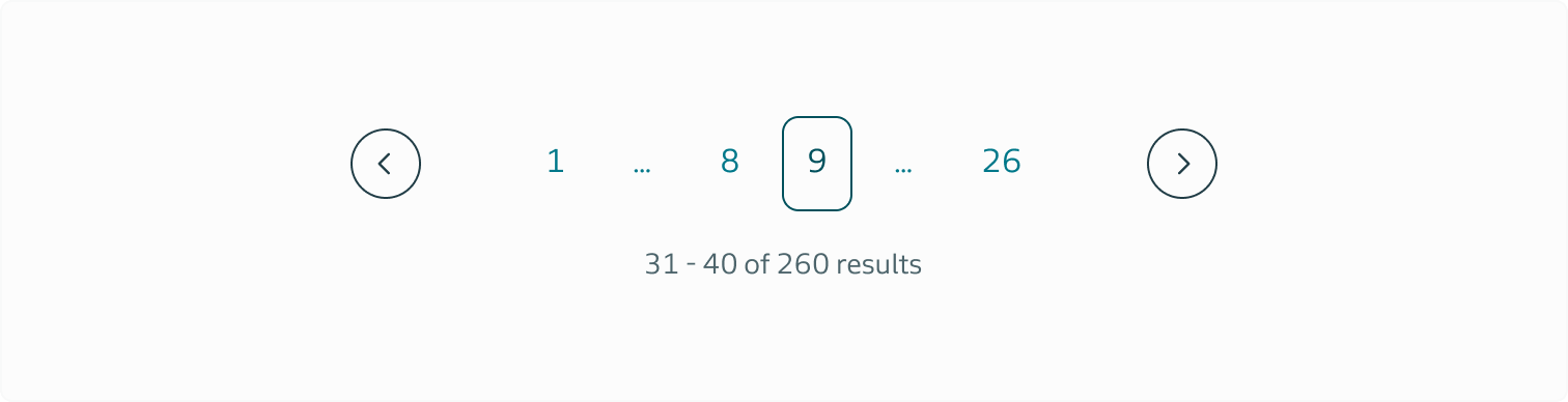 Image of a pagination component