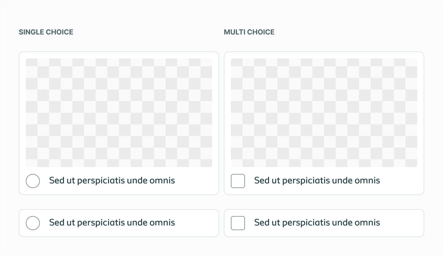 Showing both types with and without images enabled