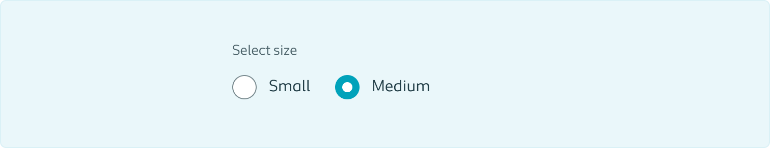 Decorative page cover image showing and example of radio buttons in use