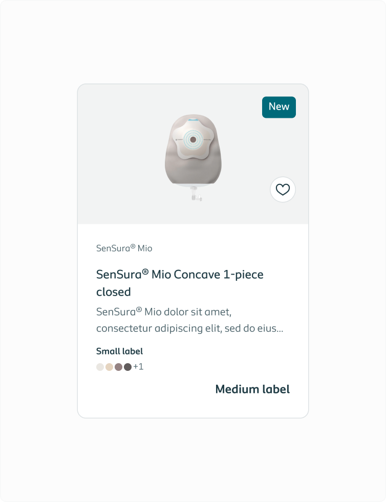 A product card mentioning the product name in three separate places.