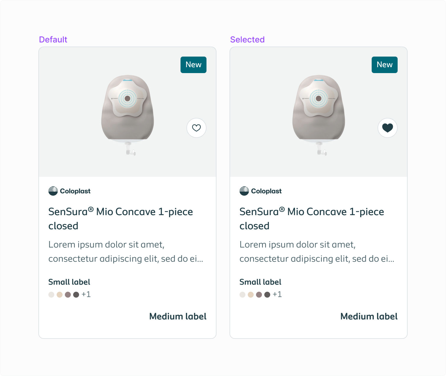 Product card / interaction