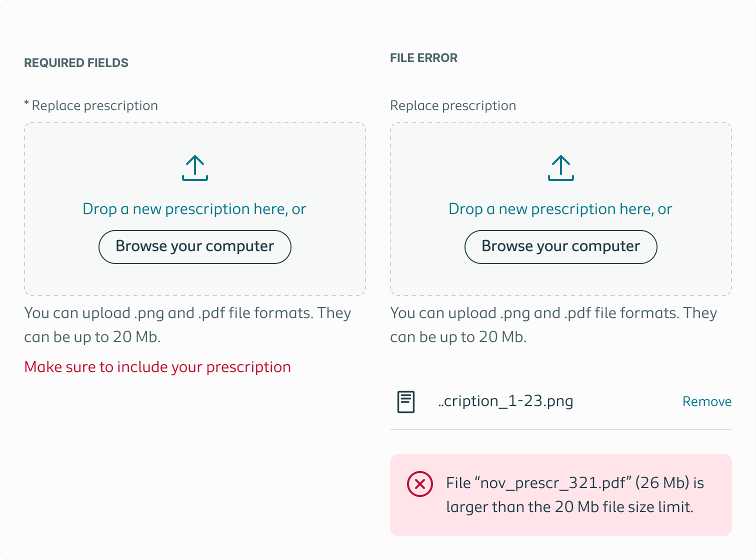 Examples of validation