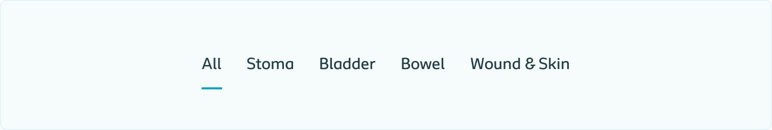 Decorative page cover image showing and example of tabs