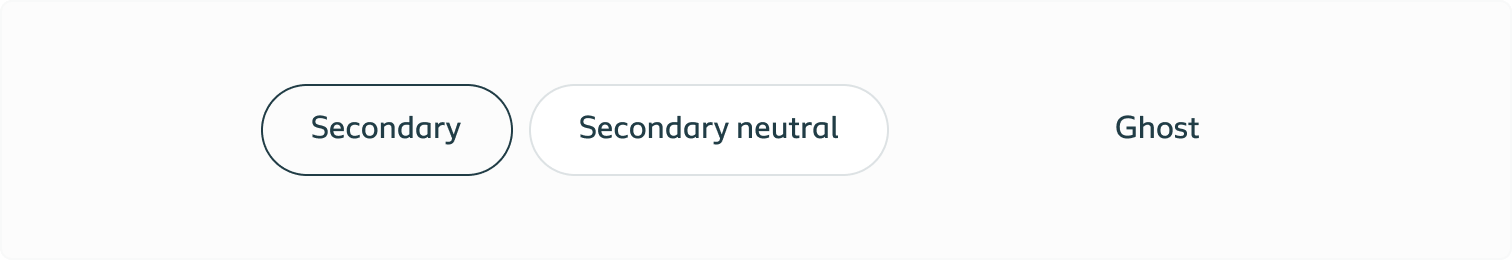Visualising the secondary button variants