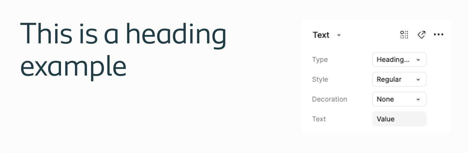 Typography / heading