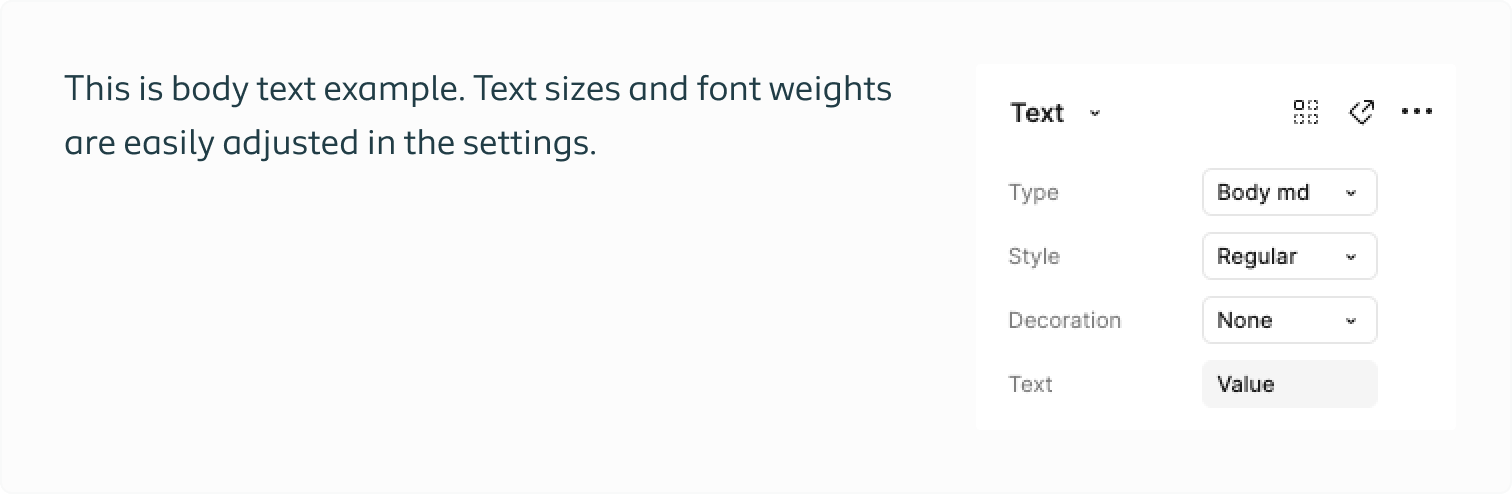 Typography / body