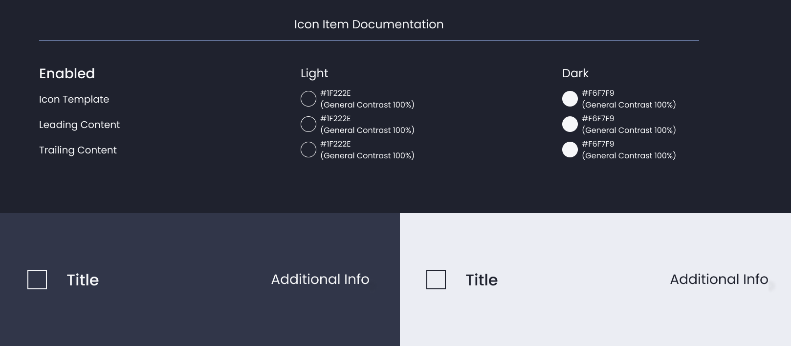 Descripción general | Icon item | Made with Supernova
