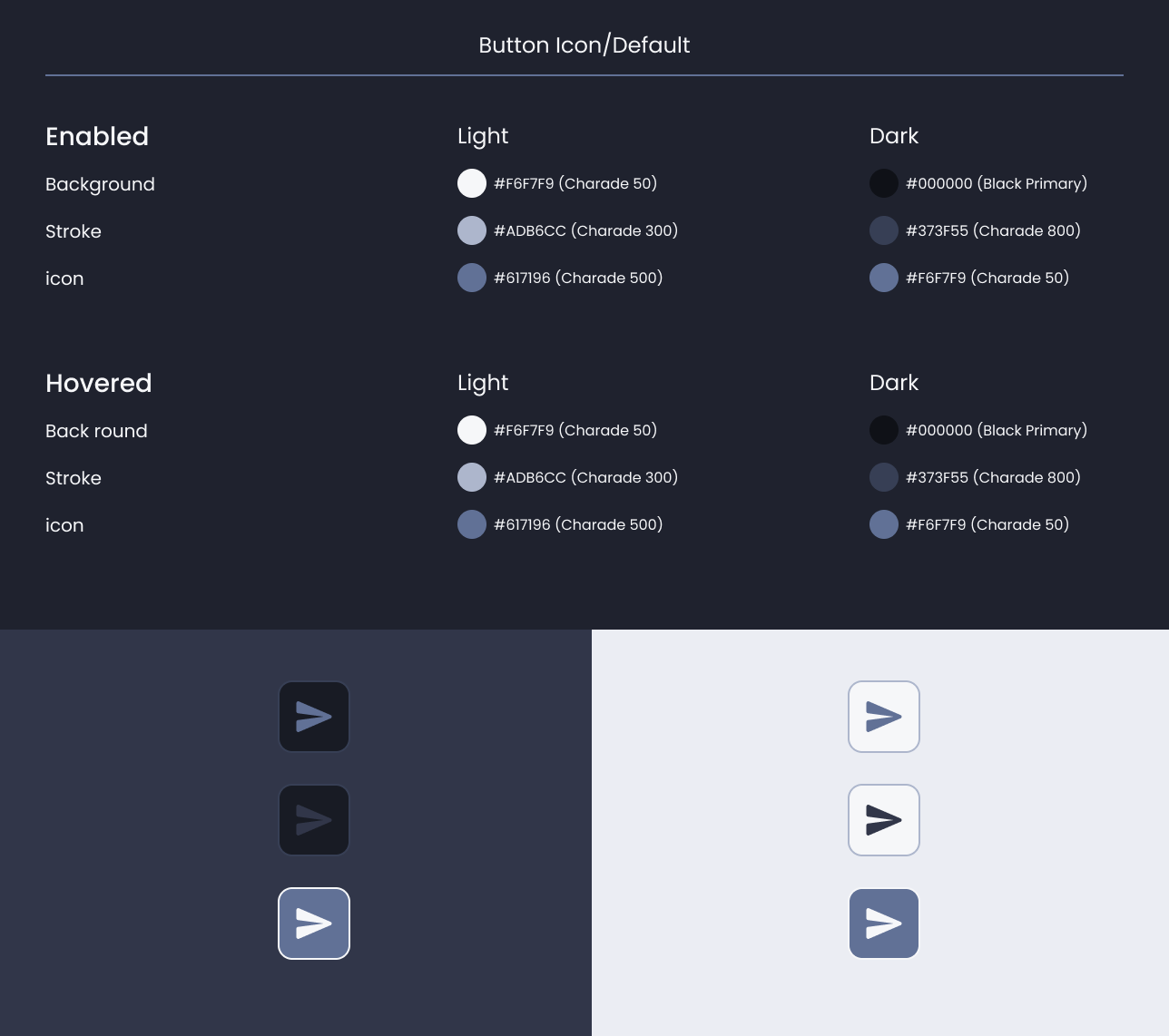 Descripción General | Button icon | Made with Supernova