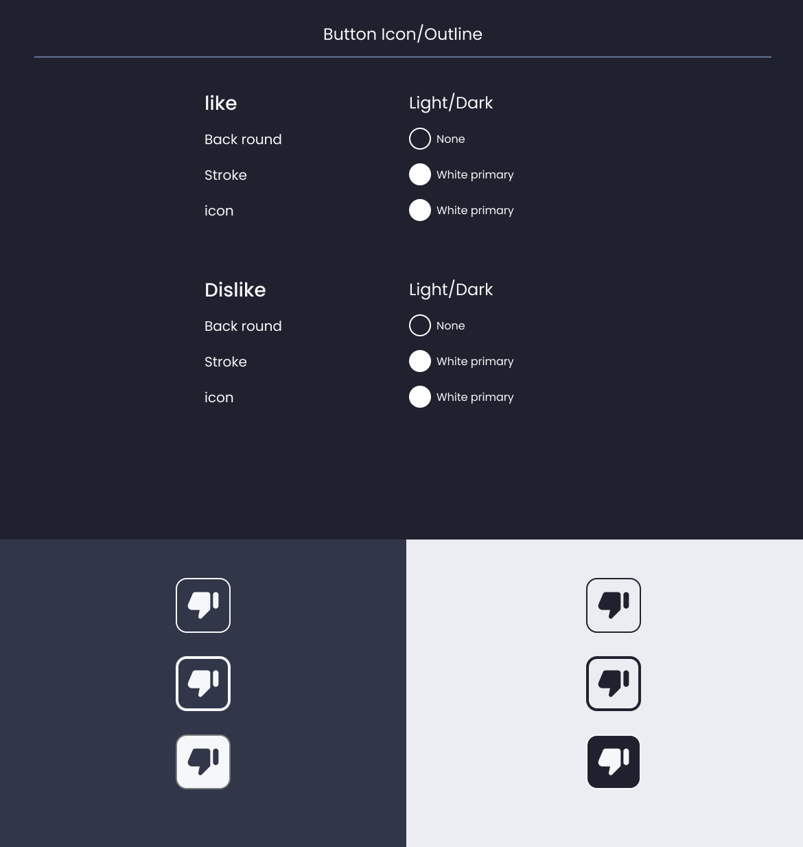 Descripción General | Button icon | Made with Supernova