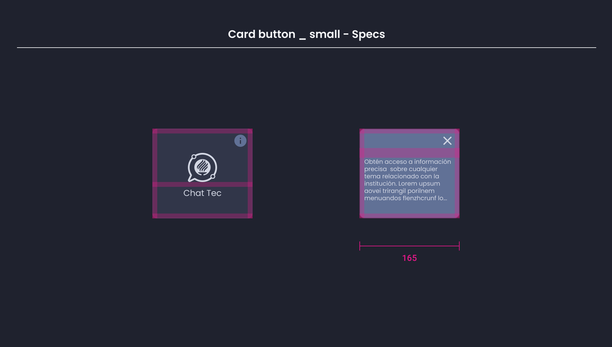 Descripción General | Card button | Made with Supernova
