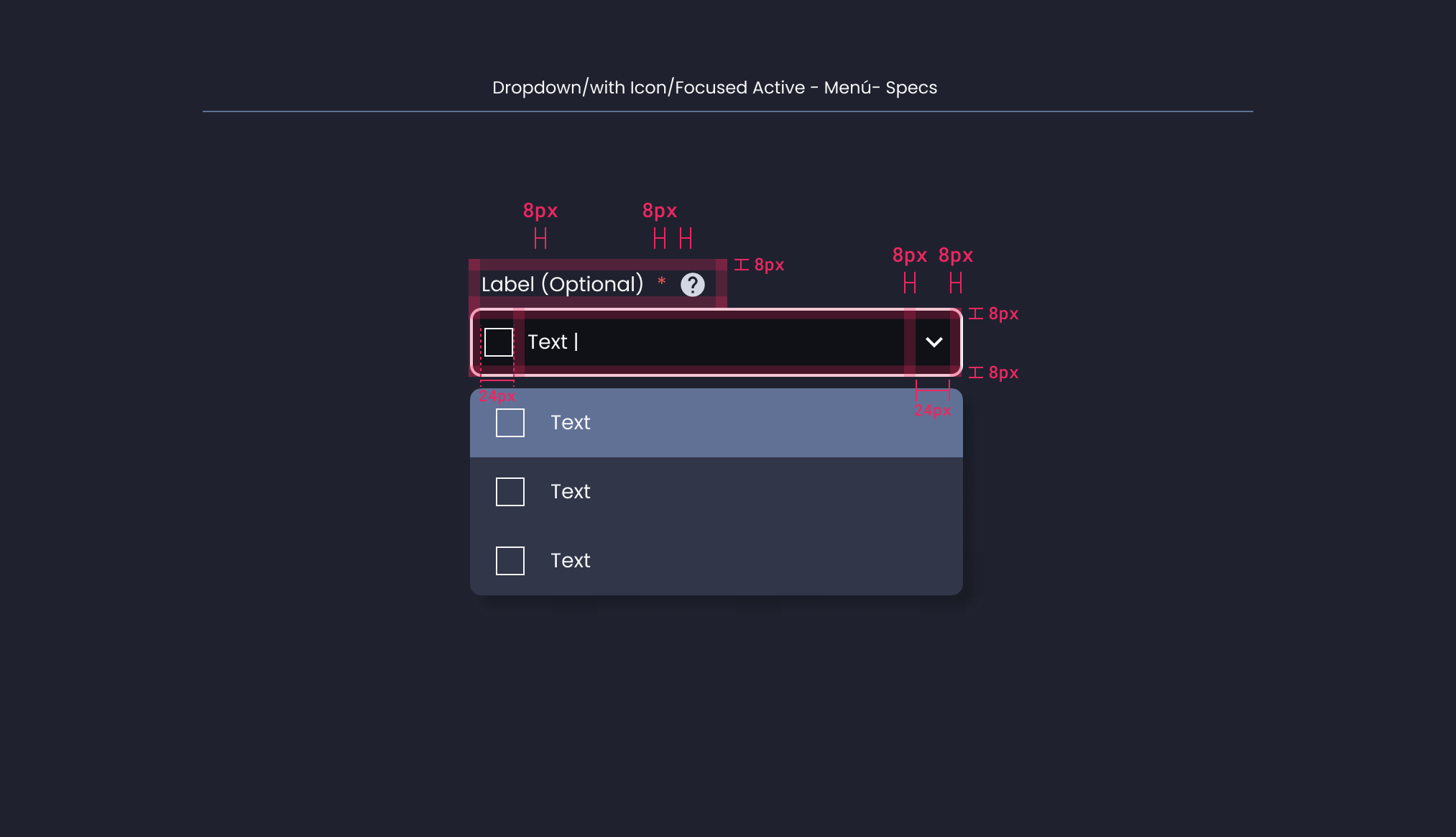 Descripción general | Dropdown | Made with Supernova