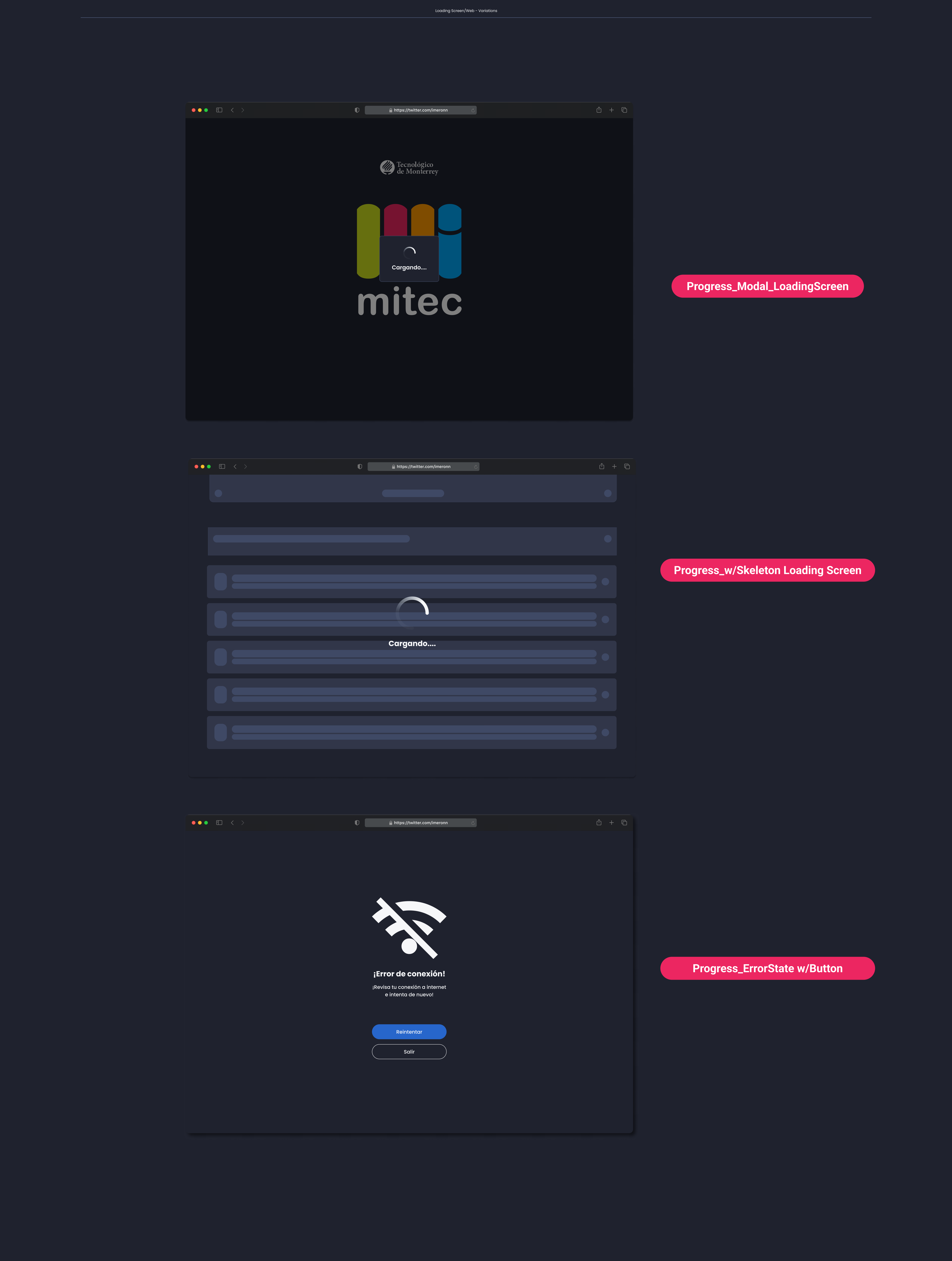 Descripción general | Loading screens | Made with Supernova