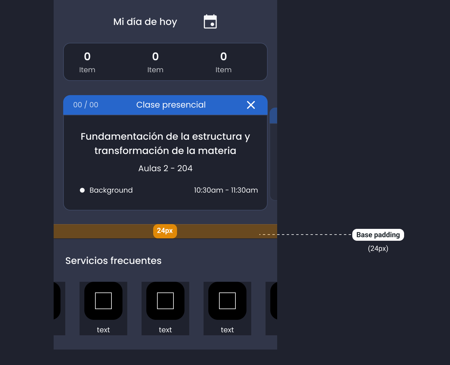 Descripción general | Spacing | Made with Supernova