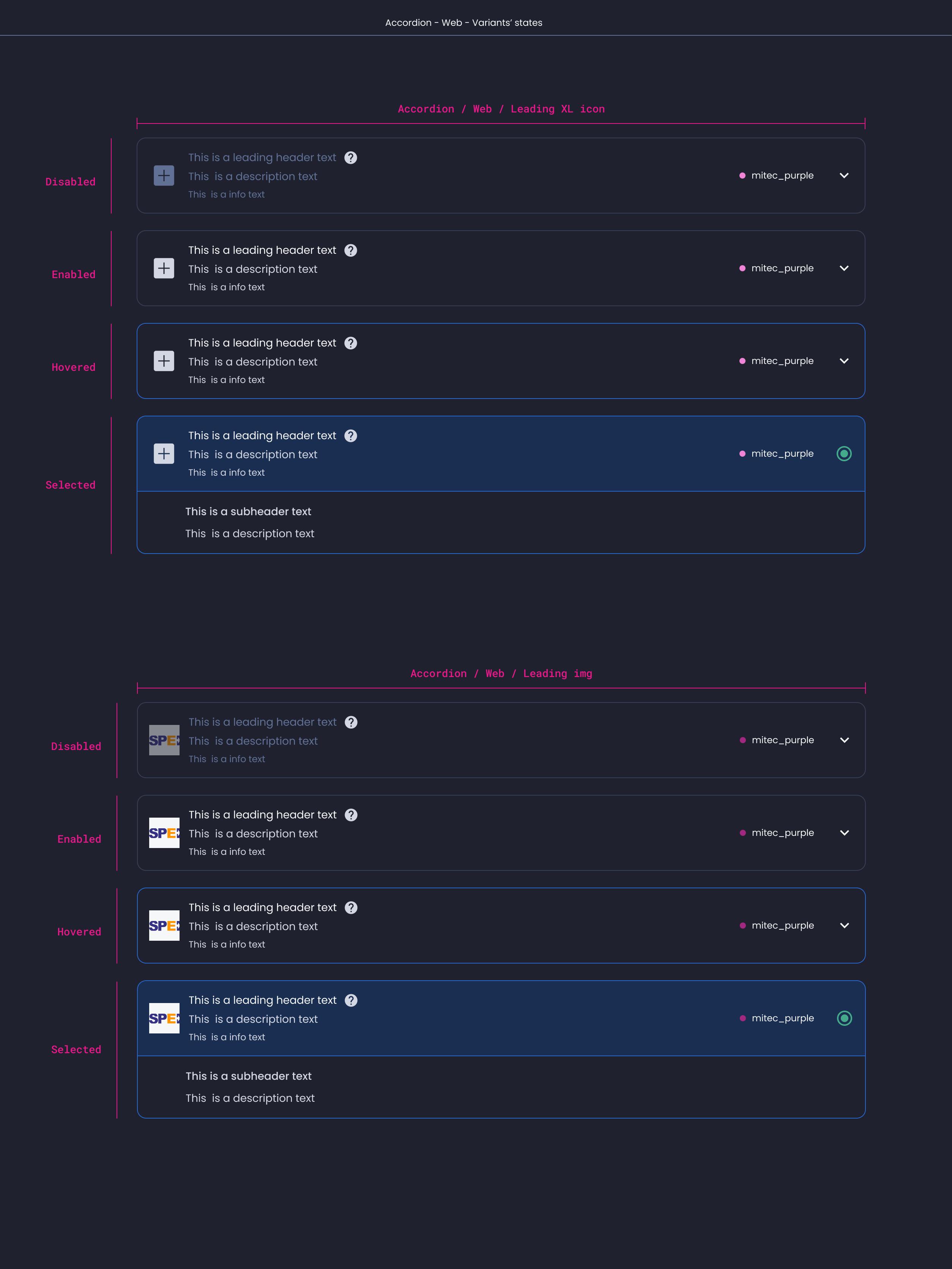 Descripción general | Accordion | Made with Supernova