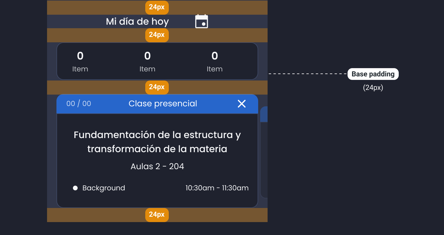 Descripción general | Spacing | Made with Supernova