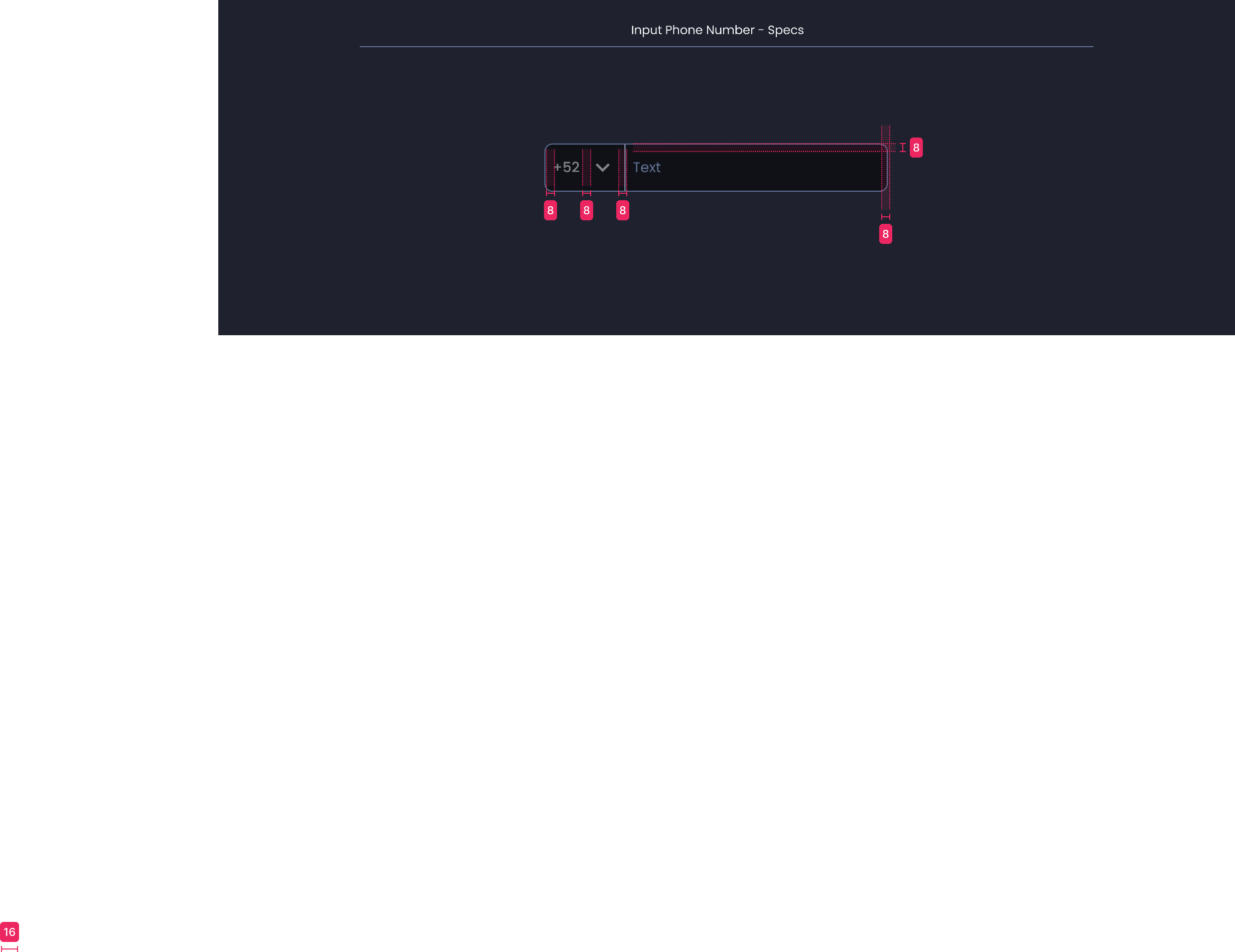 Descripción general Phone Number Made with Supernova