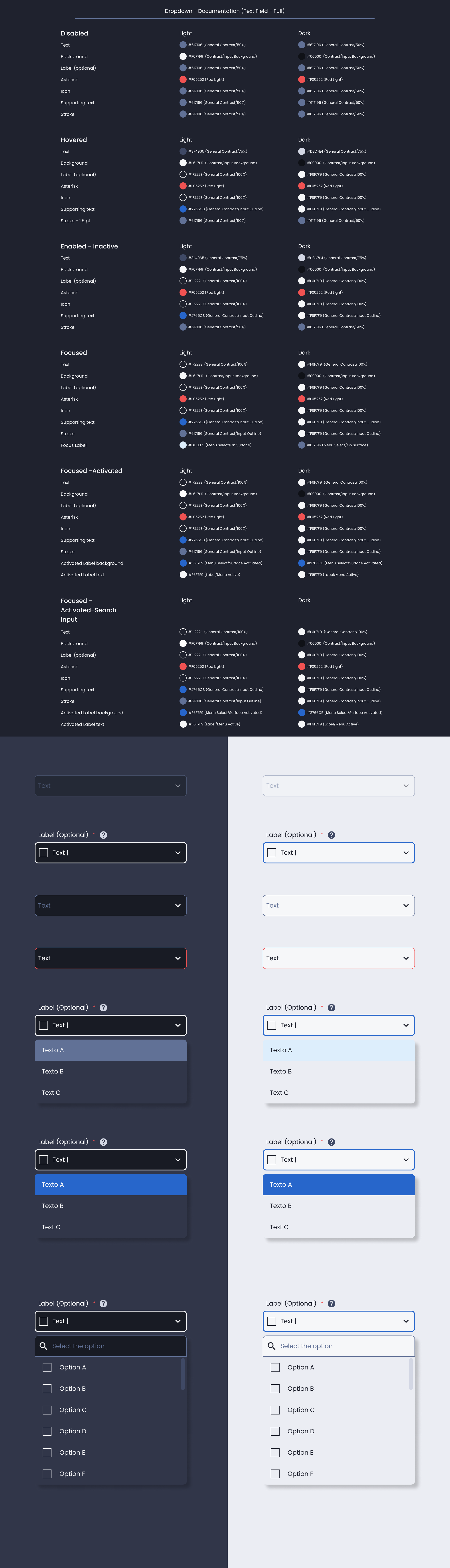 Descripción general | Dropdown | Made with Supernova