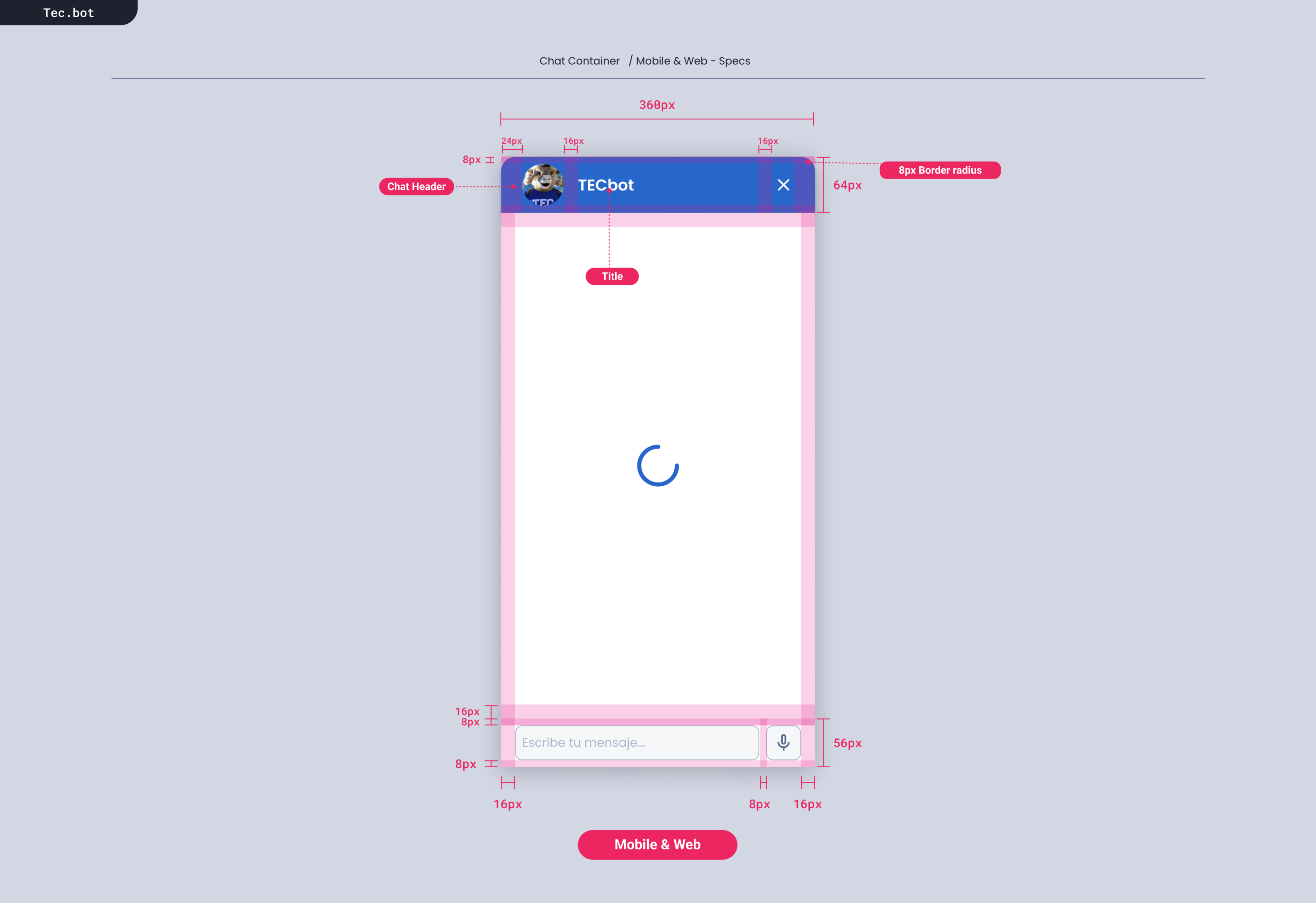 Chat Container | TECbot | Made with Supernova