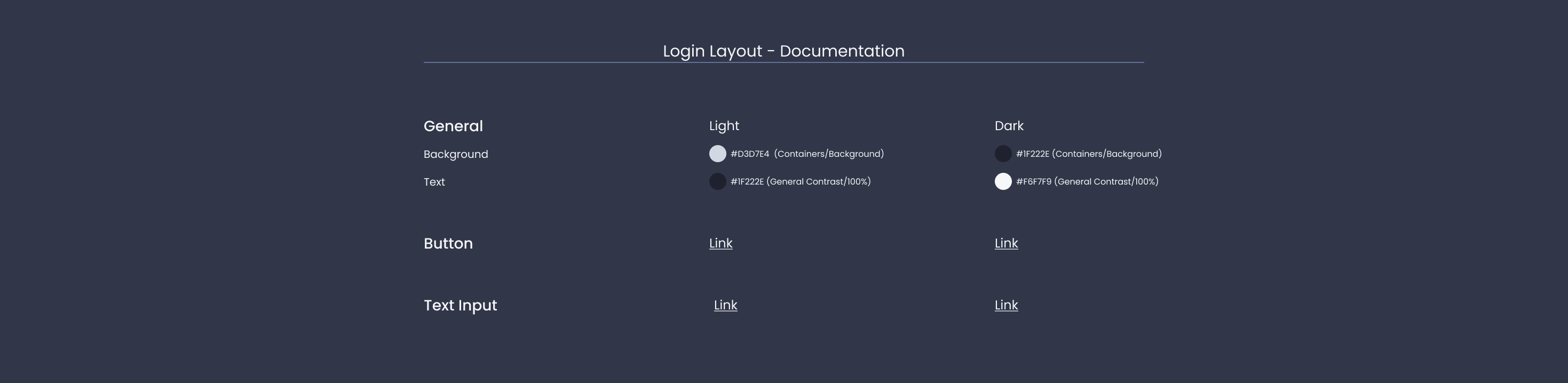 Descripción general | Login layout web | Made with Supernova
