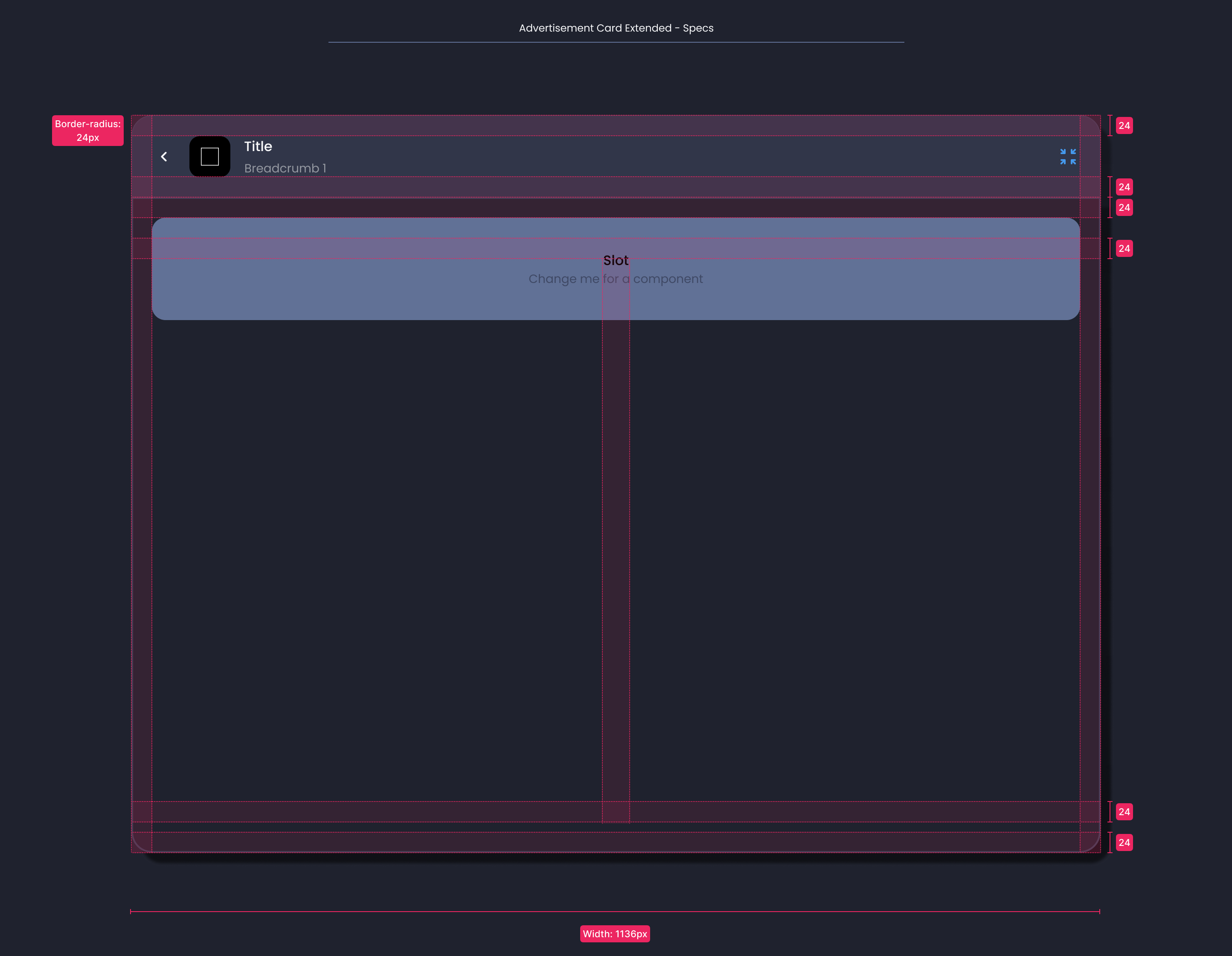 Descripción general | Advertisement card | Made with Supernova