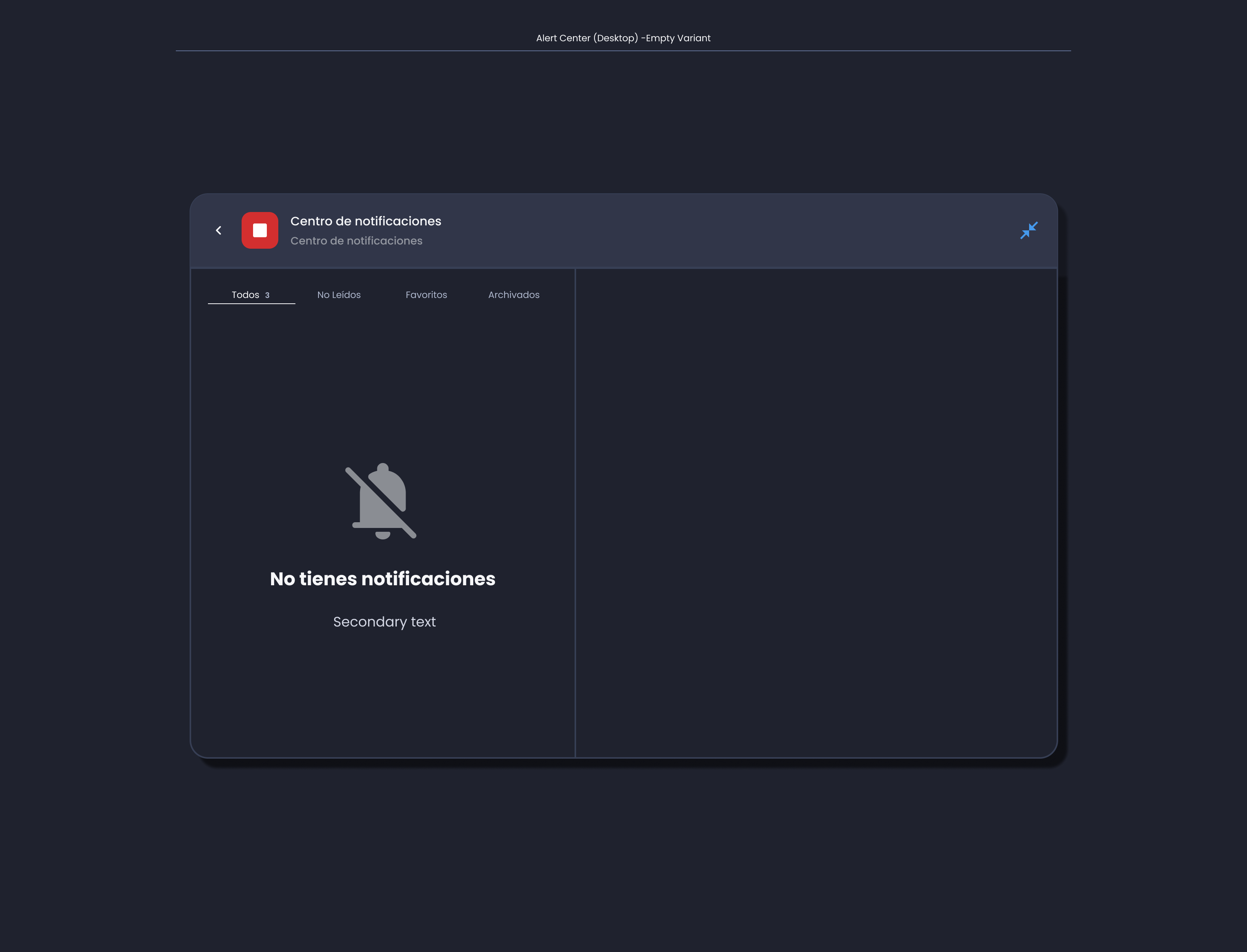 Descripción general | Notification center | Made with Supernova