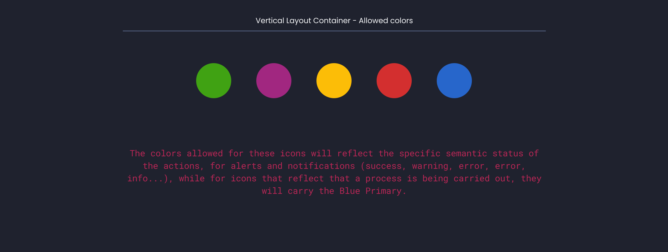 Descripción general | Status icon | Made with Supernova