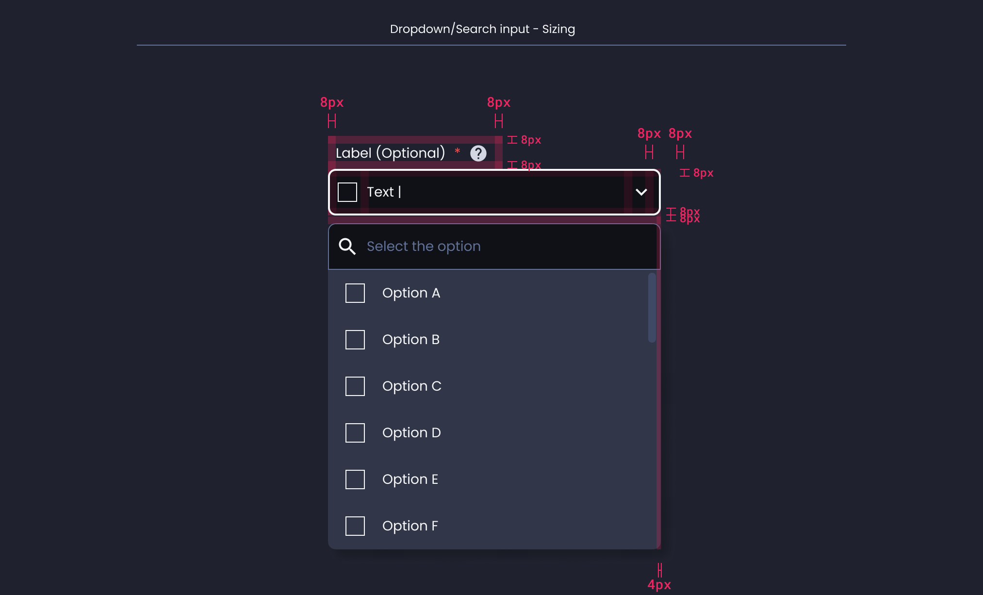 Descripción general | Dropdown | Made with Supernova