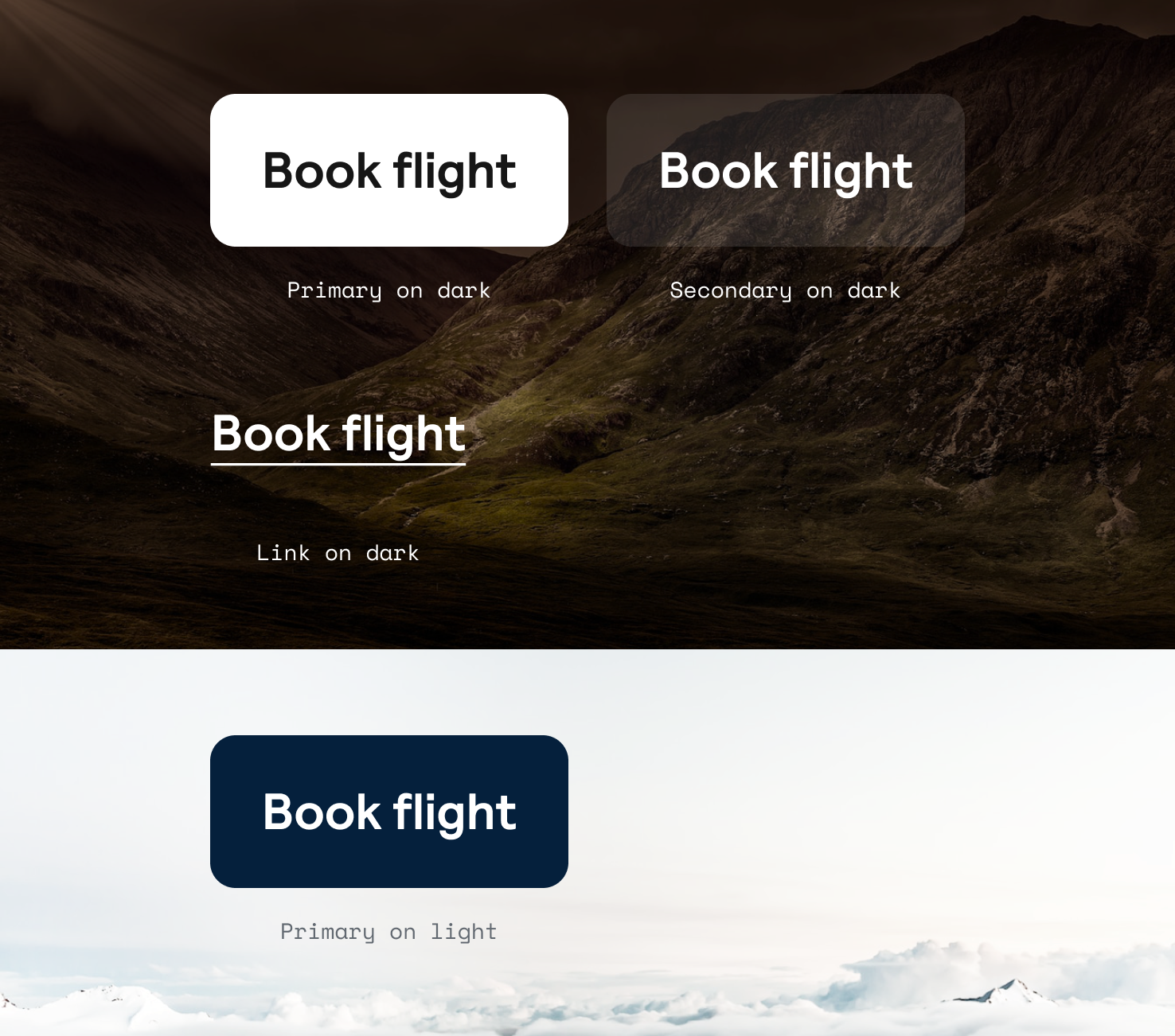 Buttons All Styles Secondaries simple