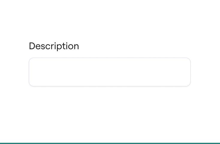 ✅ Optional controls don't need a signifier. 